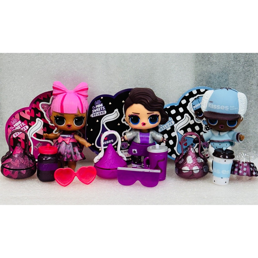 LOL Surprise‎ Mini Sweets Deluxe Dolls 3 Pack Candy Themed Toys Kids Collectible